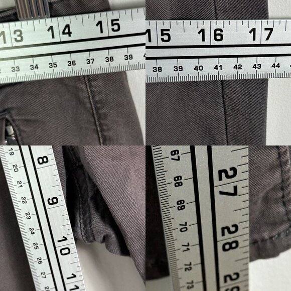 Armani Exchange J11 Grey Skinny Jeans Size 28‎ Denim Zippered Pockets Stretch - Picture 13 of 13